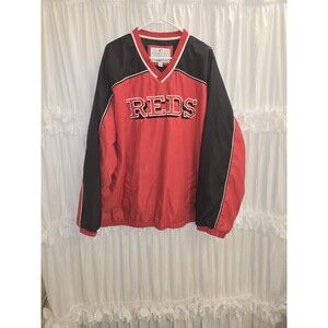 Vintage 90s G-III Sport Cincinnati Reds Pullover Windbreaker XXL